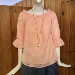 NWT Ophelia Roe Eyelet Top